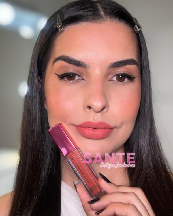 Batom Matte Niina Secrets Eudora - cor Terracota Orquídea