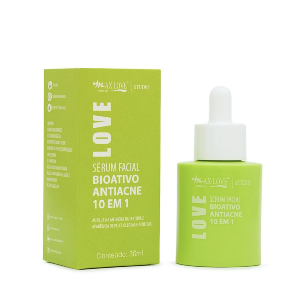 Sérum Antiacne 10 em 1 - Max Love