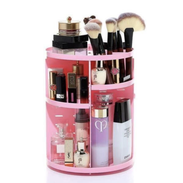 Organizador giratório de cosméticos