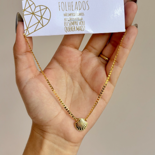 Choker Minimalista Concha