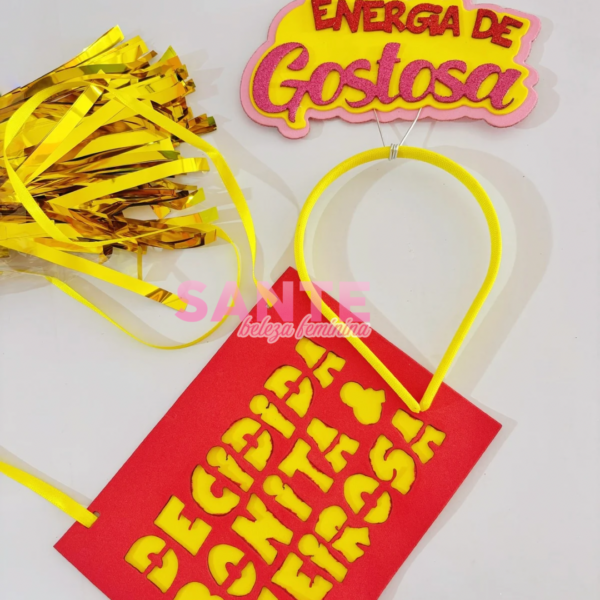 Kit Arco e Placa - Energia de Gostosa